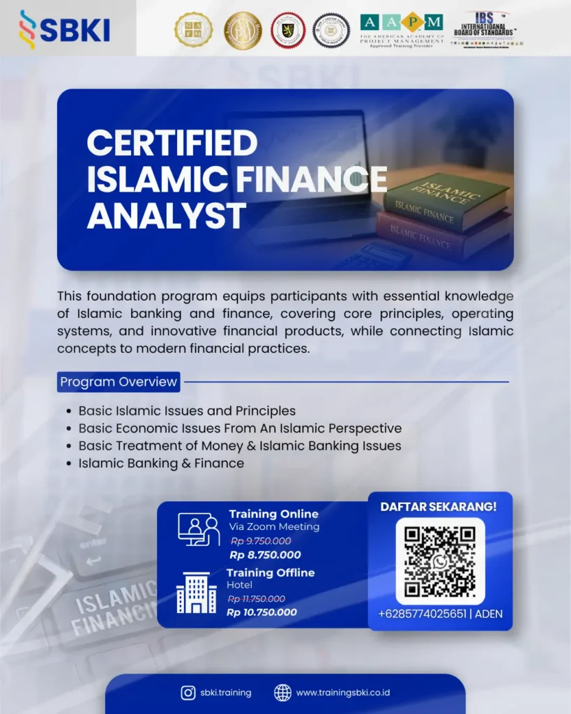 Sertifikasi CIFA Certified Islamic Finance Analyst