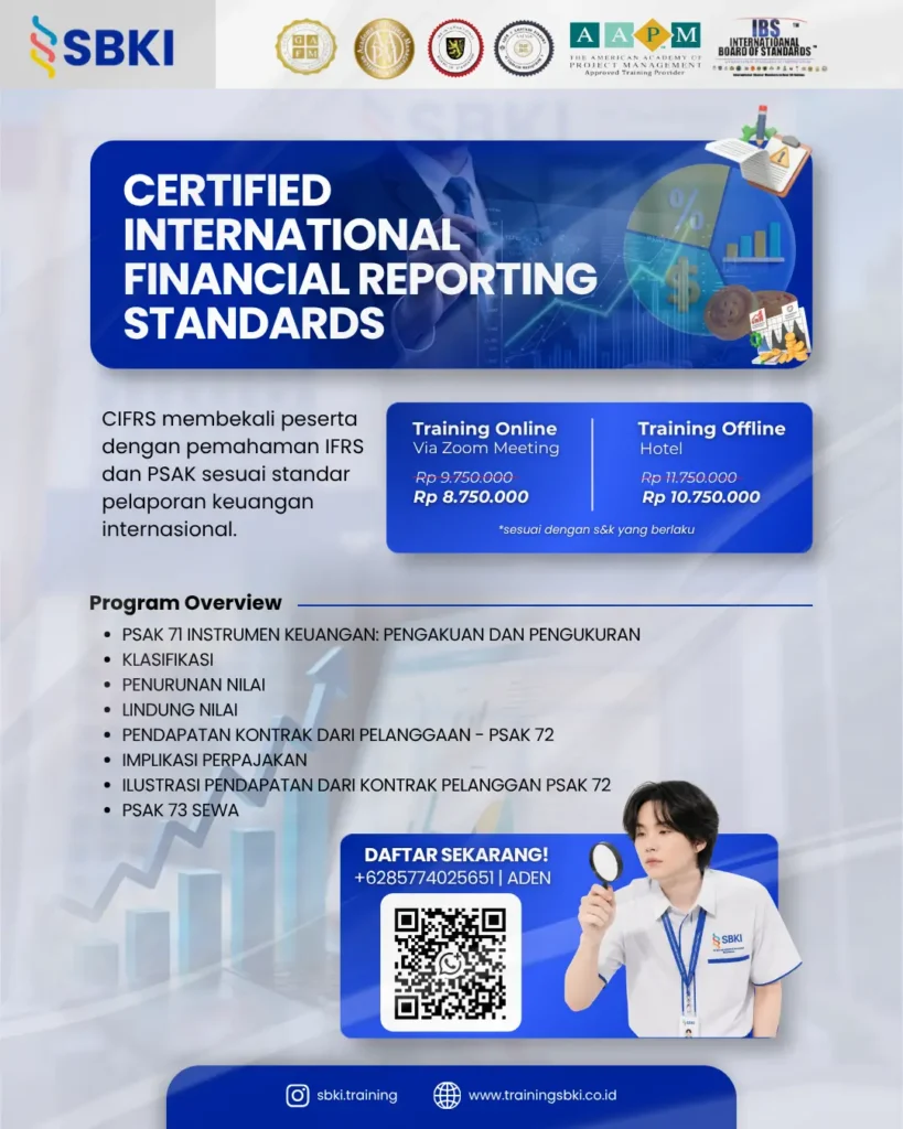 Sertifikasi CIFRS Certified in International Financial Reporting Standards