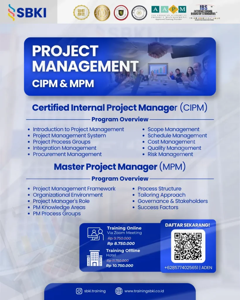 Sertifikasi MPM Master Project Manager
