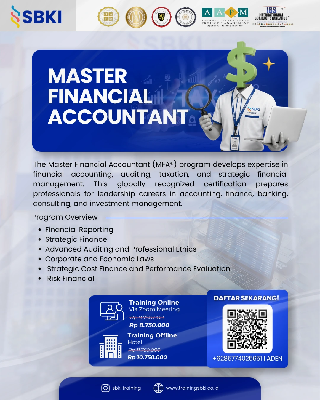 Sertifikasi MFA Master Financial Accountant